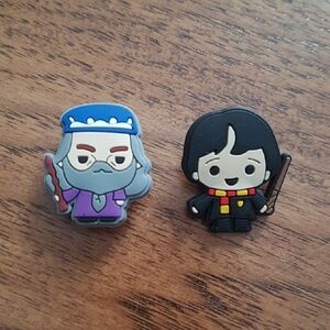 Croc Charms - Harry Potter Prof Dumbledor Theme Set of 2